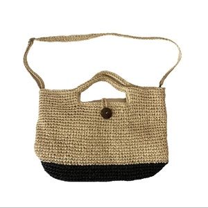 NWOT INC. Straw Bag with Strap